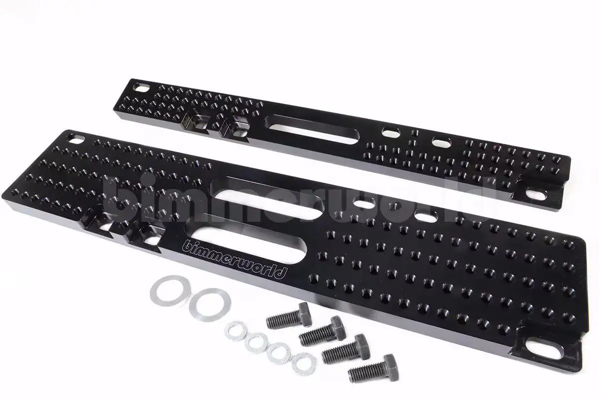 Bimmerworld Billet Aluminum Seat Floor Mount Adapters - E82, E9x, F80, F82 1