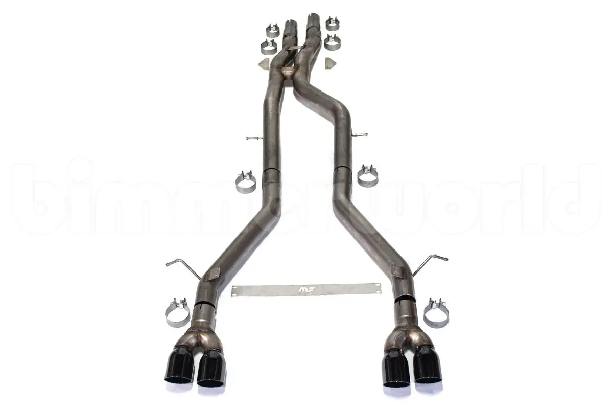 Bimmerworld Gtmore Cat-Back Exhaust - F8x M3/M4  - Black 1