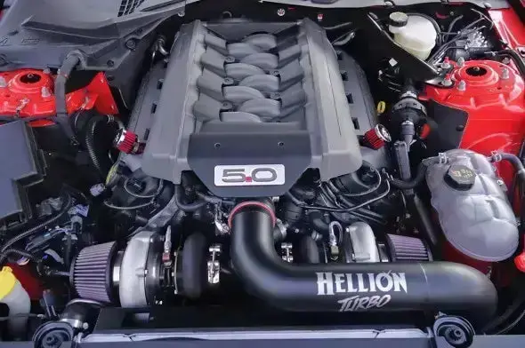 Hellion 2015-2017 Ford Mustang Gt Top Mount Twin Turbo System 1