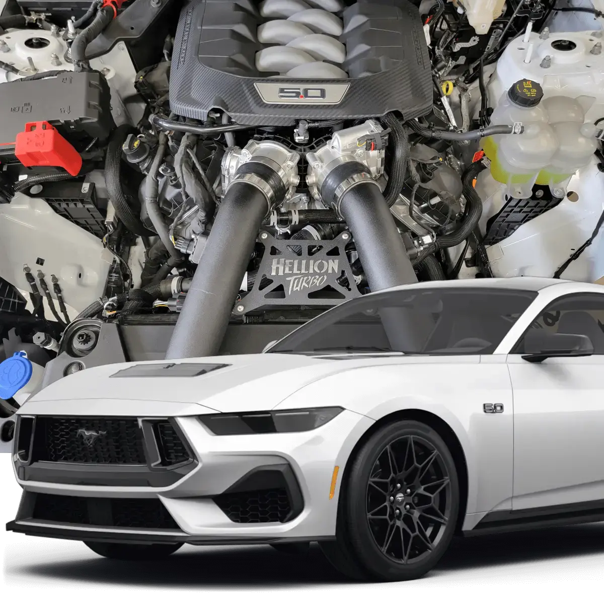 Hellion 2024+ Ford Mustang Gt / Dark Horse Street Sleeper® Hidden Twin Turbo System 1