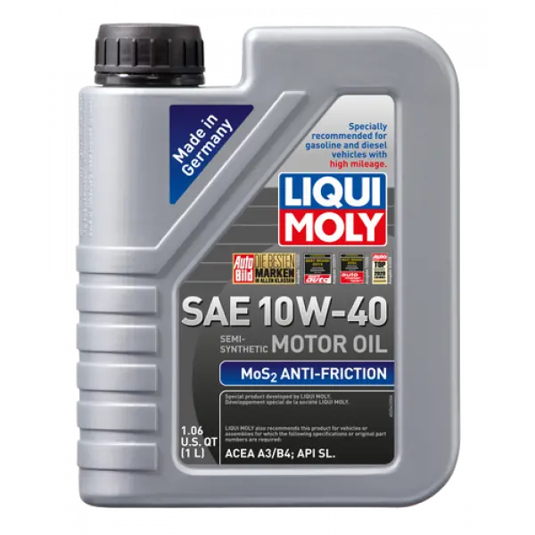Liqui Moly 2042 Mos2 Antifriction Sae 10W-40 1 Liter 1