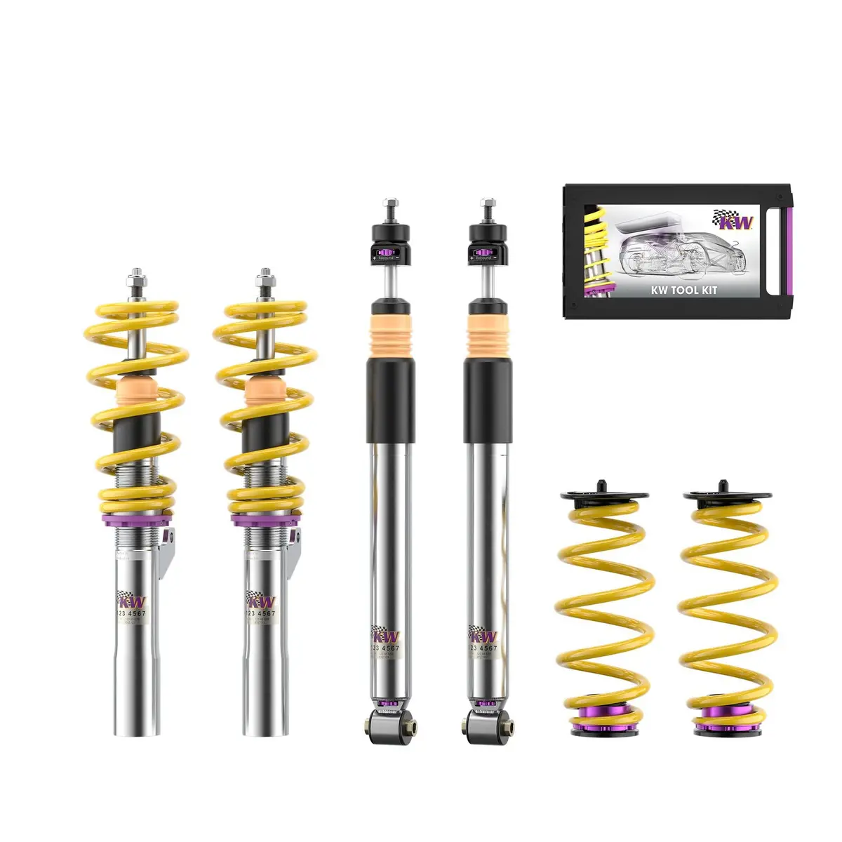 Kw V3 Coilover Kit Vw Tiguan (Rm1) 2Wd; Without Dcc; Except Plug-In Hybrid 1