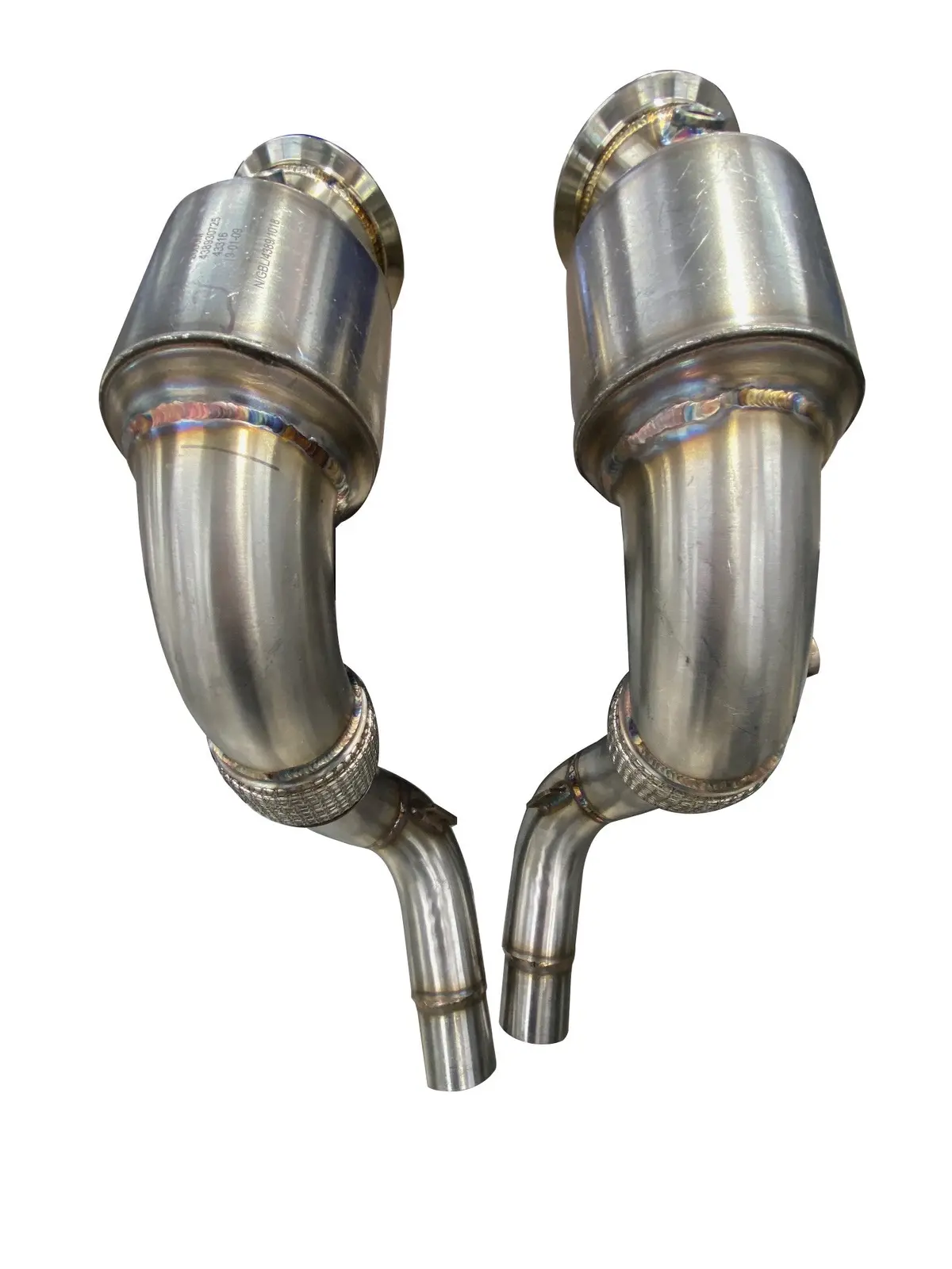 Active Autowerke S63 N63 Aflow Catted Downpipes | V8 Bmw X5 M And X6 M X5 X6 550I 650I 1