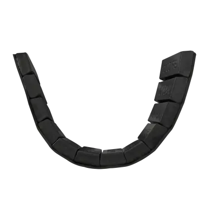 Counteract 1/2Oz Trapzeium Steel Adhesive Wheel Weights Roll - Black - 300Pcs - .5Oz (150Oz) 1