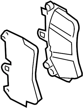 Bmw Brake Pad Set - Genuine Bmw 34208882958 1