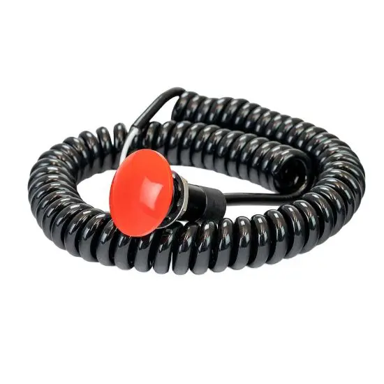 Trans Brake / Bump Down Switch, Mushroom Button, Red 1