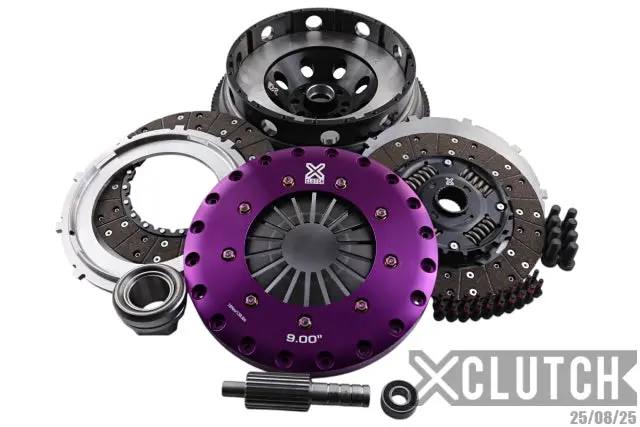 Xclutch 22-26 Toyota Supra Turbo 3.0L 9In Twin Sprung Organic Clutch Kit 1
