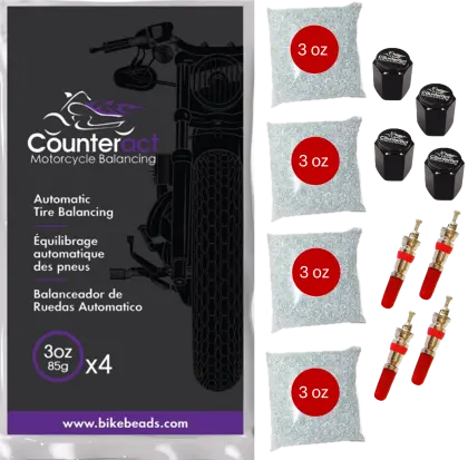 Counteract Motorcycle Balancing Bead Shop Pack (4) 3Oz Bags 1