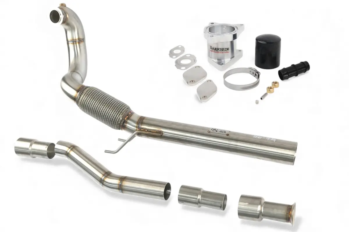 Darkside 3" / 2.5" Stainless Dpf Delete & Egr Delete Kit For Cjaa Us Spec 1