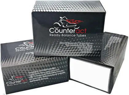 Counteract Pre-Balanced Motorcycle Inner Tube - 5.00/5.10-16 Tr-6 Side Valve 1