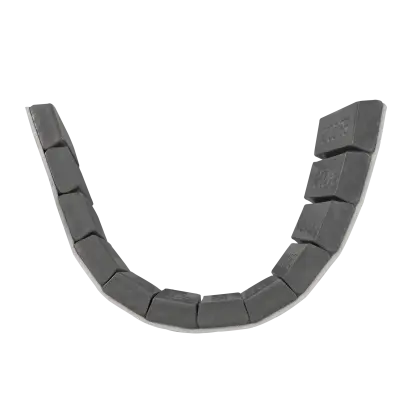 Counteract 1/2Oz Trapzeium Steel Adhesive Wheel Weights Roll - Grey - 300Pcs - .5Oz (150Oz) 1