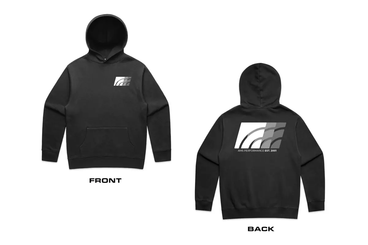 Ams Performance Faded Black Hoodie 1