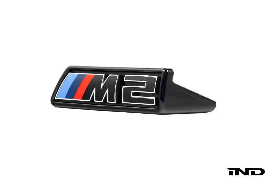 Alpha-N G87 M2 Lci Front Grille Emblem Retainer W/ Bmw Oem M2 Badge 1