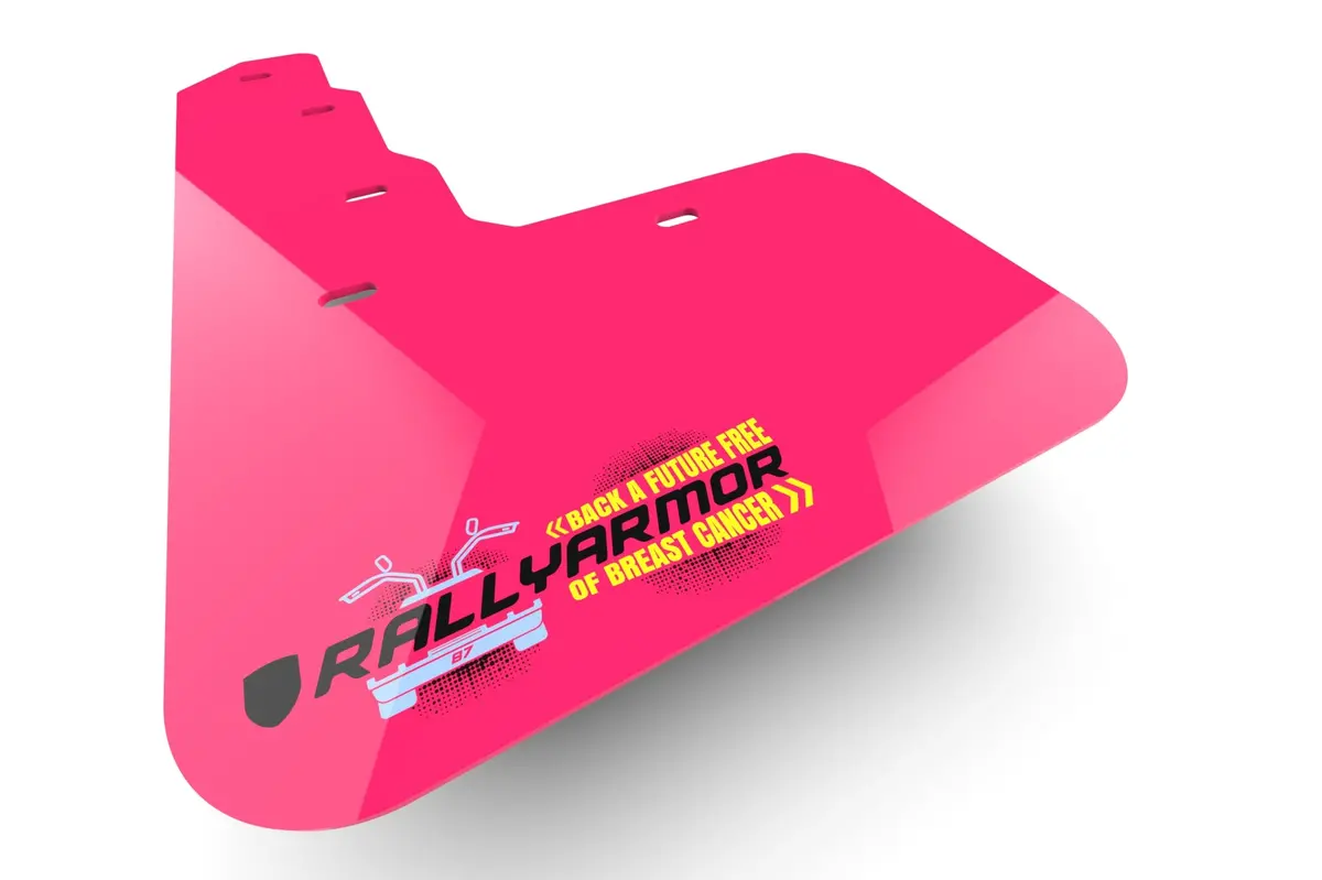 Rally Armor 02-07 Subaru Rs/2.5I/Wrx/Sti Pink Mud Flap Bce Logo 1