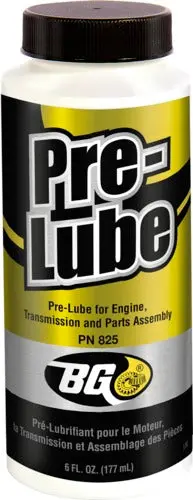 Bg Pre-Lube For Engine And Transmission Parts Assembly 6Oz. 1