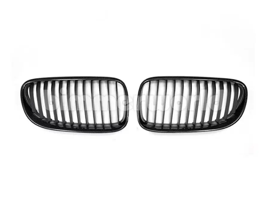 Carbon Fiber Front Grilles - E92/E93 Coupe & Cabrio (Lci) 2011-2013 1