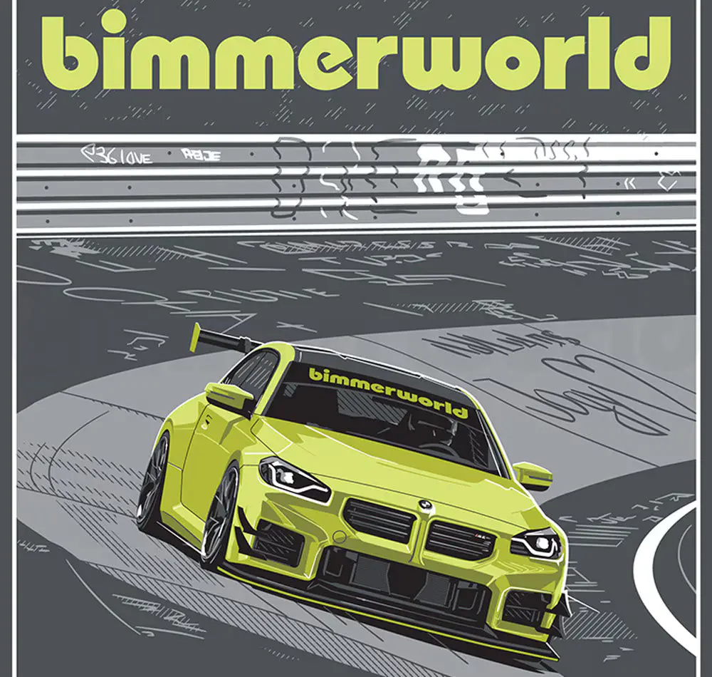 Bimmerworld M2 Nurburgring Premium Long-Sleeve T-Shirt 1