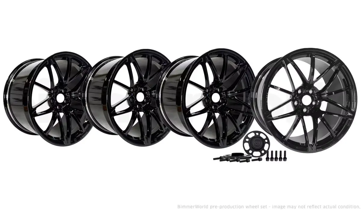 Bimmerworld Ta55 19X11 Forged Square Wheel Set, Gloss Black - G8x M2/M3/M4 1