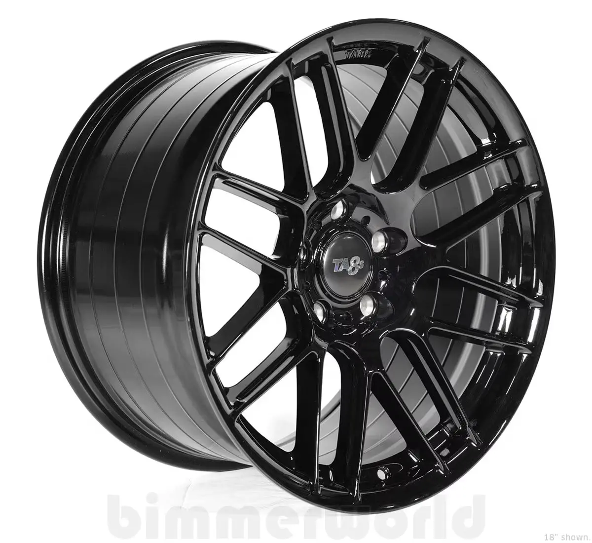 Bimmerworld 17X9.0 Ta8s Wheel Set - E36, E46, F3x, E60 Xi, Z3, E85  - Gloss Black 1
