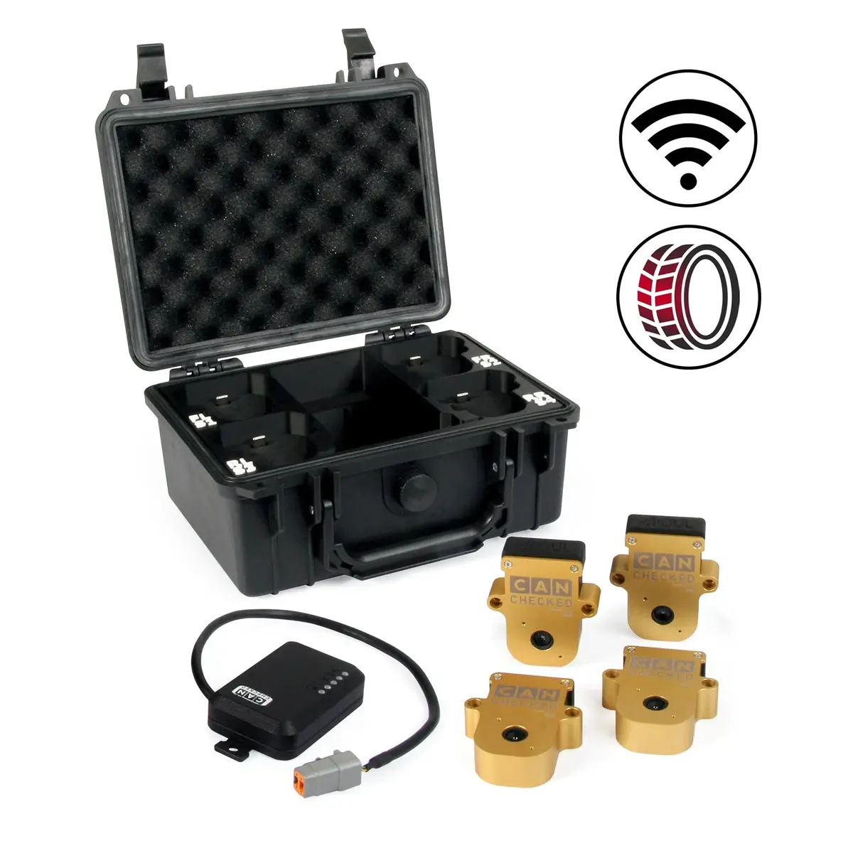 Universal Addon     Tmu04 - Tire / Set Temp Monitoring - Wireless With Charging Box 1