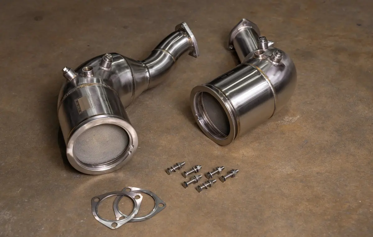 Audi C8 Rs6 / Rs7 400 Cell Catted Downpipes 1