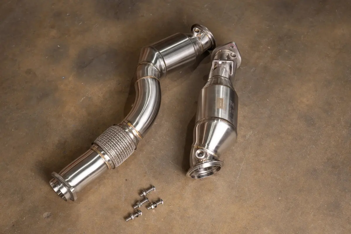 Bmw G8x M2 / M3 / M4 400 Cell Catted Downpipes 1