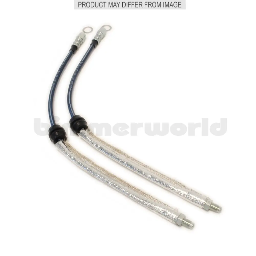 Insulated E89 Z4 Non-Turbo Stainless Steel Brake Line Kit - Front Only 1