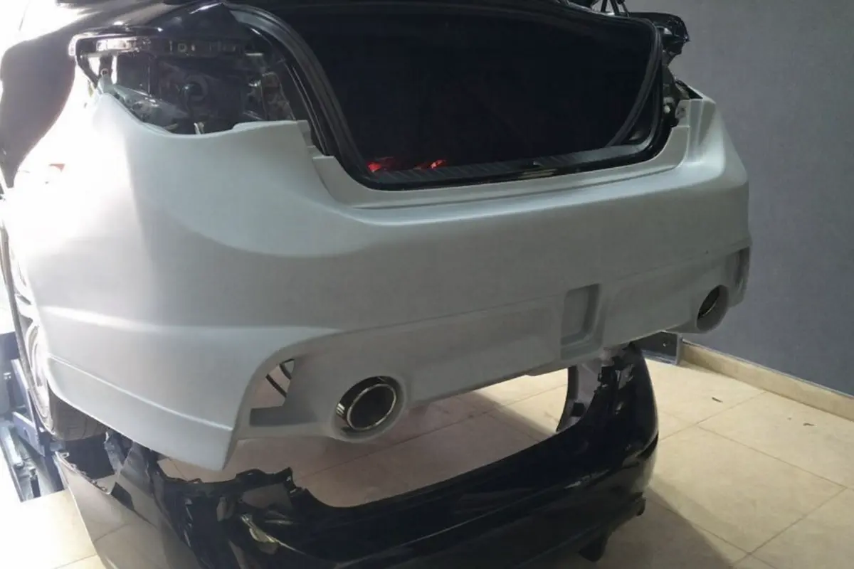 Fiberglass Rear Bumper For Infiniti Q50 1