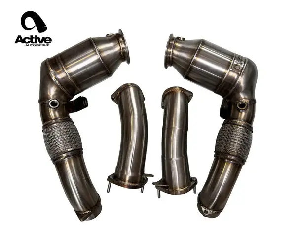 Active Autowerke S68t Gesi Catted Downpipes For X-Body 1