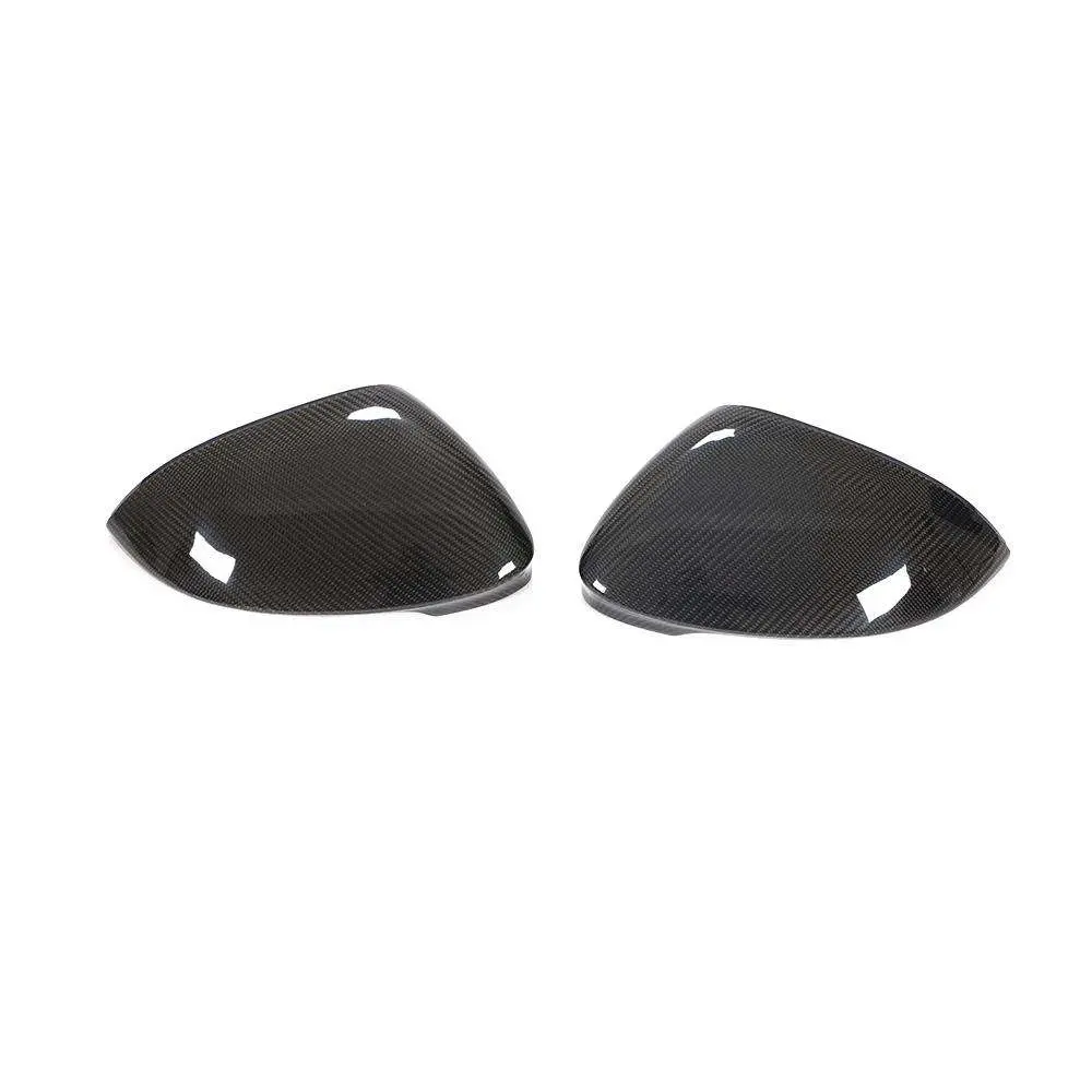 Carbon Fiber Mirror Covers For Volkswagen Golf Mk8 Gti 2021-2022 1