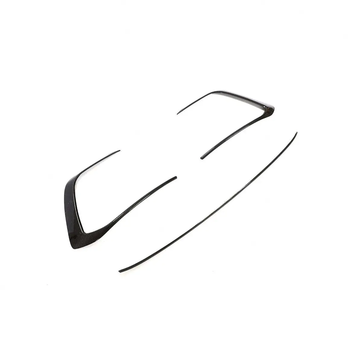 Dry Carbon Fiber Front Grill Trims For Vw Golf Mk8 Gti 21-23 1
