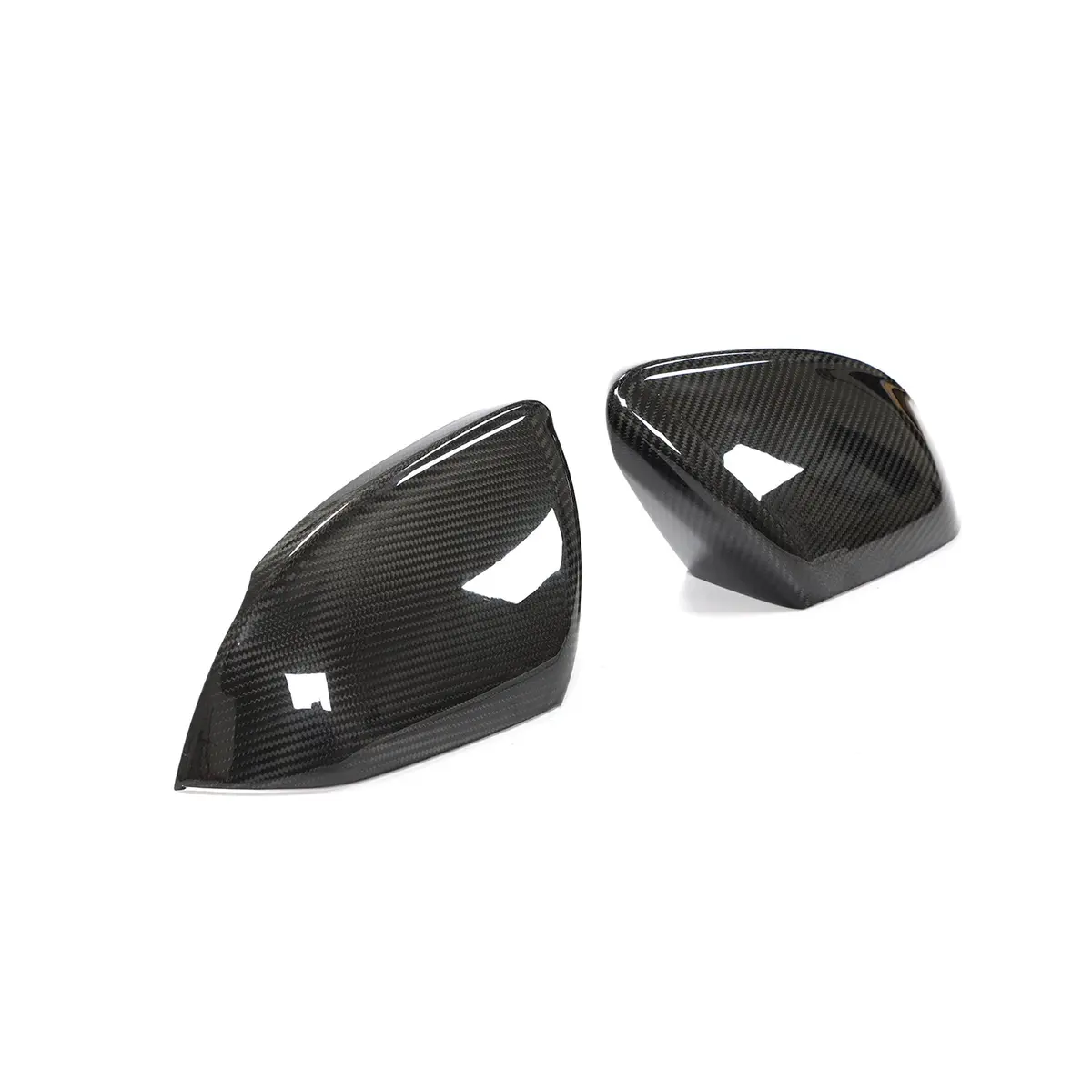 Dry Carbon Fiber Mirror Covers For Lamborghini Urus/Audi Q8 Rsq8 Without Assistant Lane 1