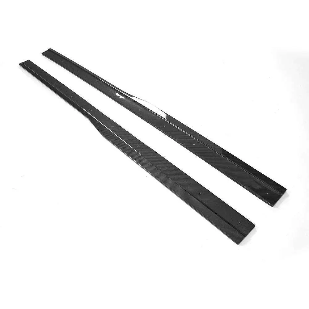 Carbon Side Skirts V2 For Vw Golf Mk7 R 2014-2019 1