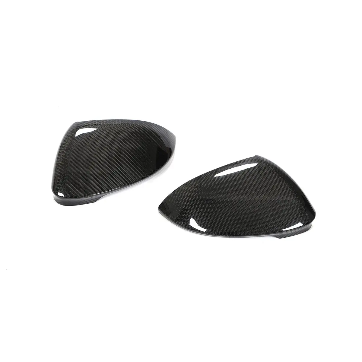 Dry Carbon Fiber Mirror Covers For Vw Golf Mk8 Gti 2021-2022 1
