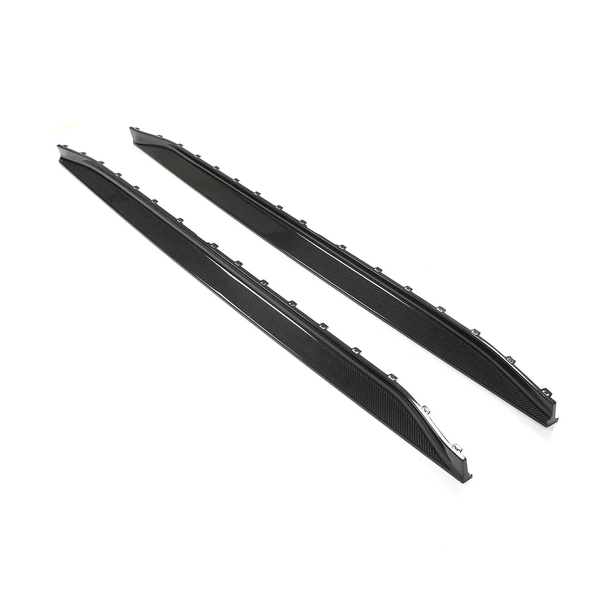 Dry Carbon Fiber Side Skirts For Bmw G80 M3 2021 2022 1