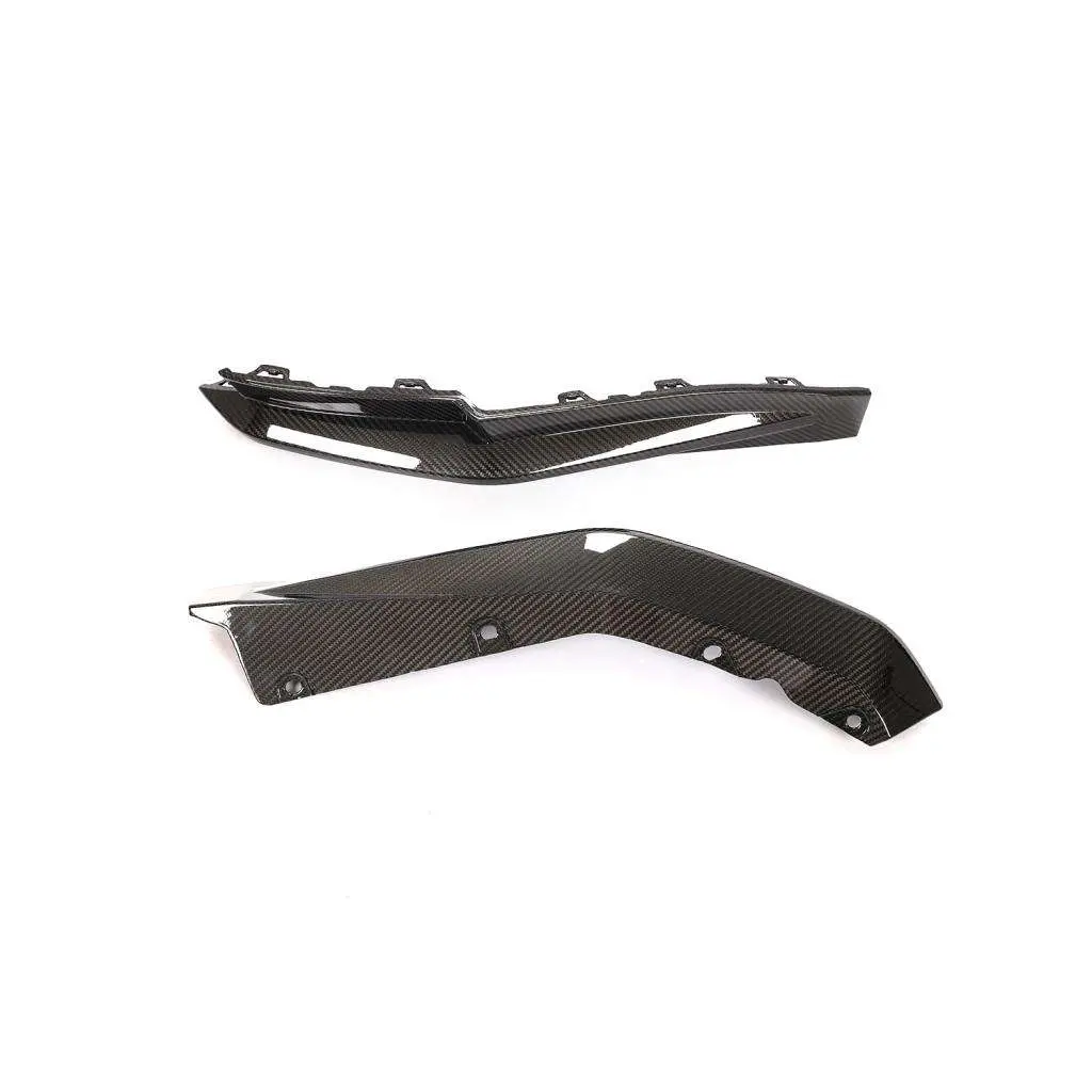 Dry Carbon Fiber Rear Bumper Canards Bmw G82 M4 Coupe 2021-23 1