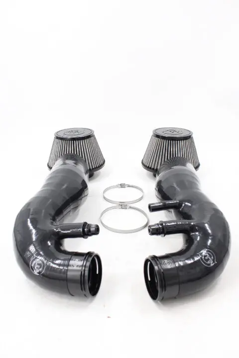 Bmw F9x M5-M8 S63 Turbo-Forward Full Flow Intake System – Vtt Complete Billet Turbo Inlet & Dual 4” Filter Upgrade 1