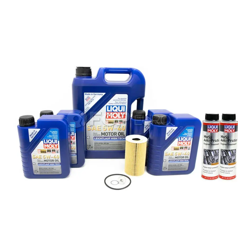 Porsche Engine Oil Change Kit (5W-40) - Liqui Moly/Mahle 99610722560Kt2 1