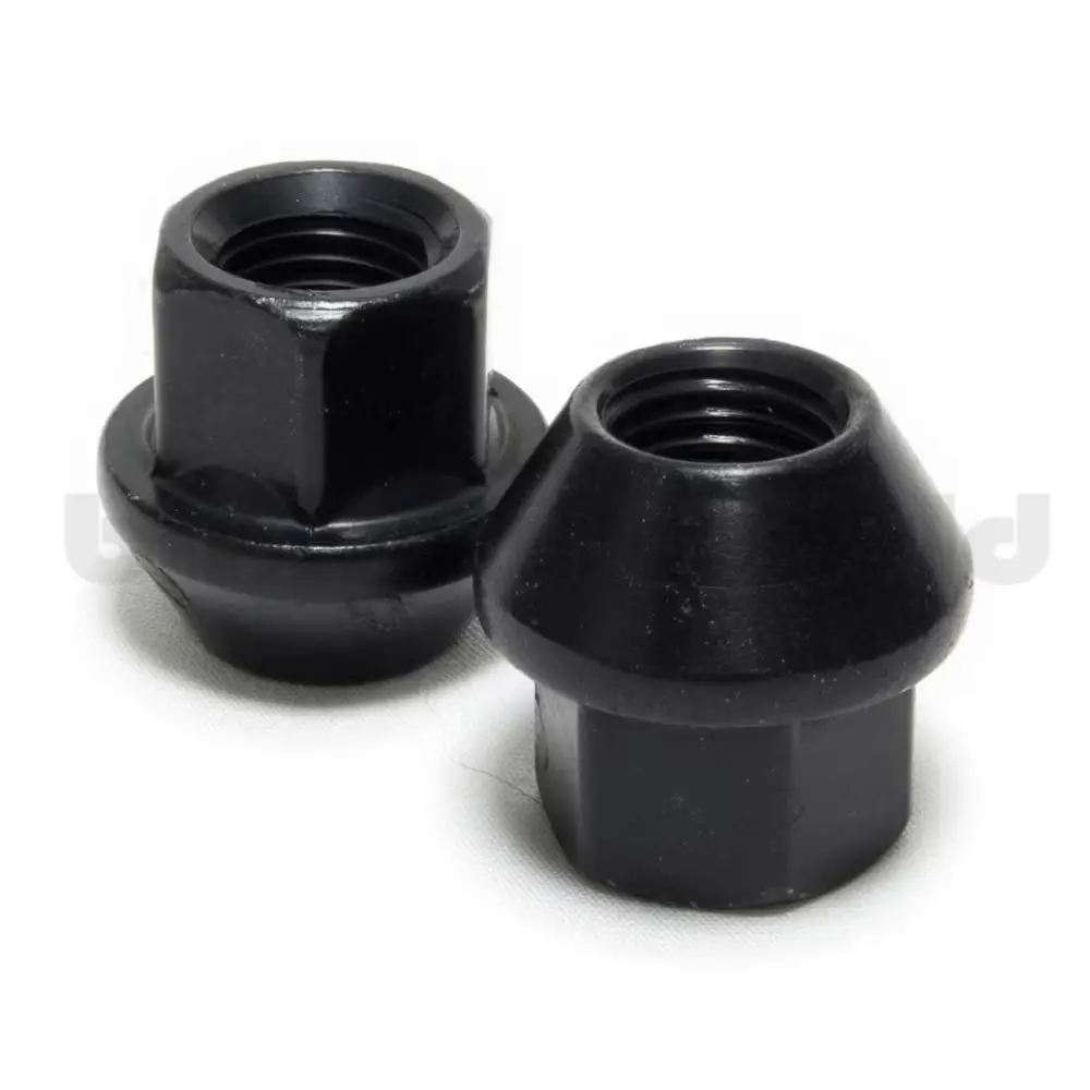 M14 Street Zinc Coated Black Wheel Lug Nut 1