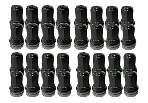 Ford Racing M14 X 1.5 Black Lug Nut - Set Of 32 1