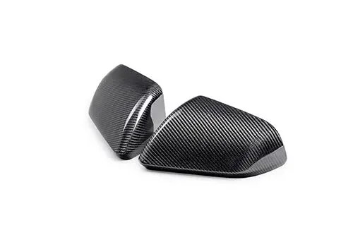 Ford Racing 24-25 Mustang (W/O Turn Signals) Carbon Fiber Mirror Skull Caps - Gloss 1