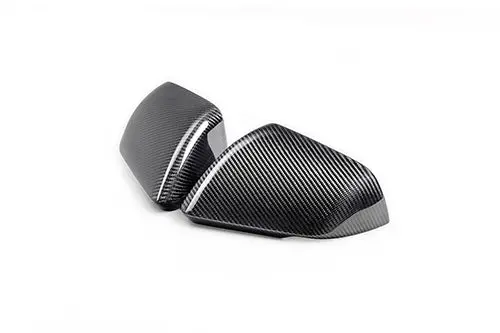 Ford Racing 24-25 Mustang (W/Integrated Turn Signals) Carbon Fiber Mirror Skull Caps - Gloss 1