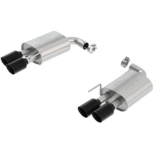 Ford Racing 2018 Mustang Gt 5.0L Extreme Muffler Kit - Black Chrome Tips 1