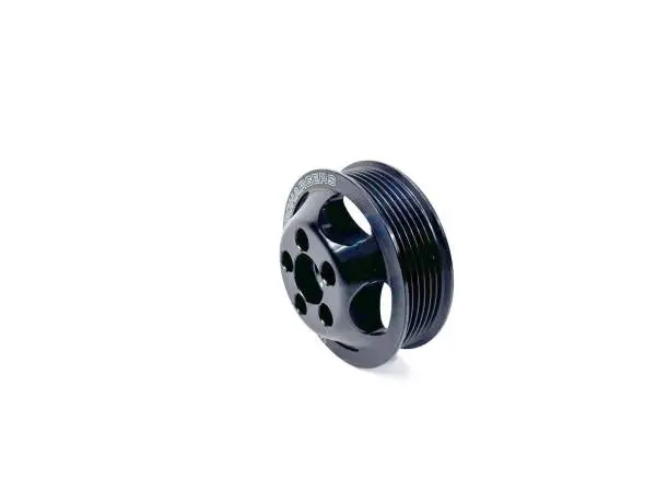 Whipple 4.000" 6-Rib Pulley / Black 1