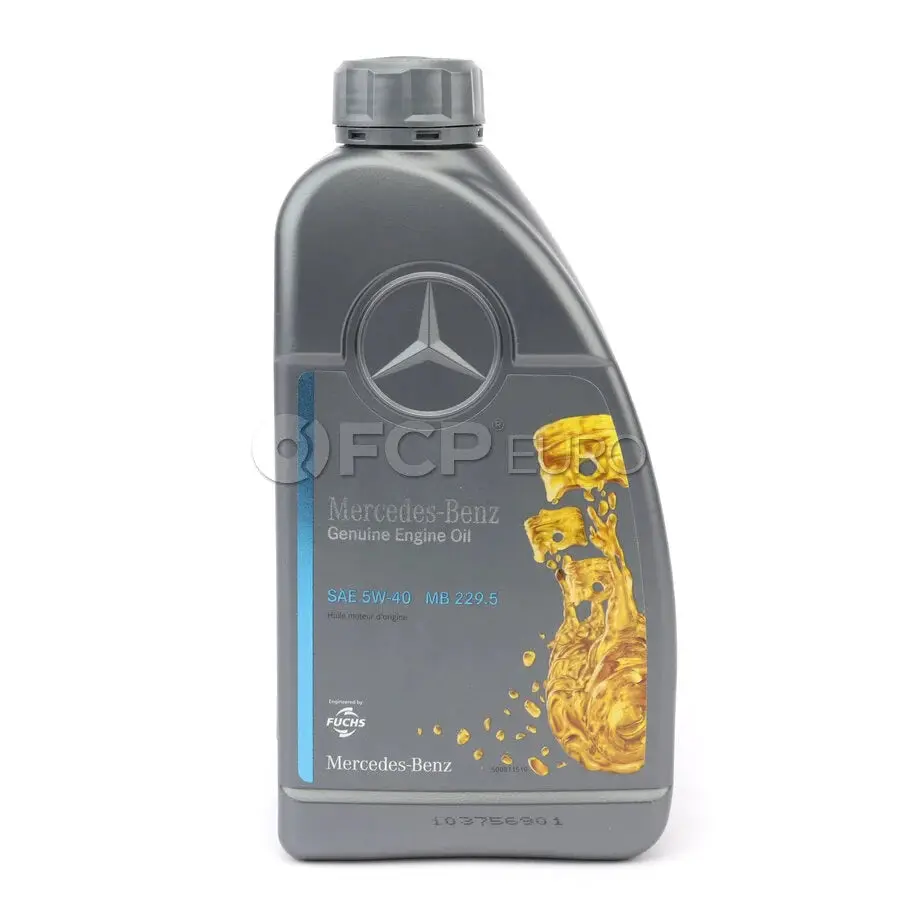 5W40 Mercedes Genuine Engine Oil - Genuine Mercedes 000989510711Bifu 1