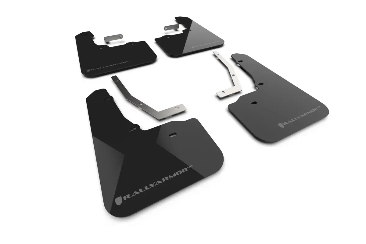 Rally Armor 2026 Subaru  Forester Wilderness Black Ur Mud Flap W/Dark Grey Logo 1