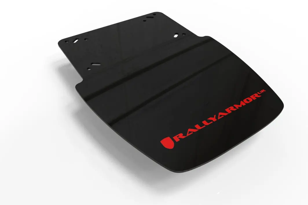 Rally Armor 19-25 Can-Am Ryker (Rally Ed. & Sport) Black Ur Mud Guard Red Logo (Moq 200 Pcs) 1