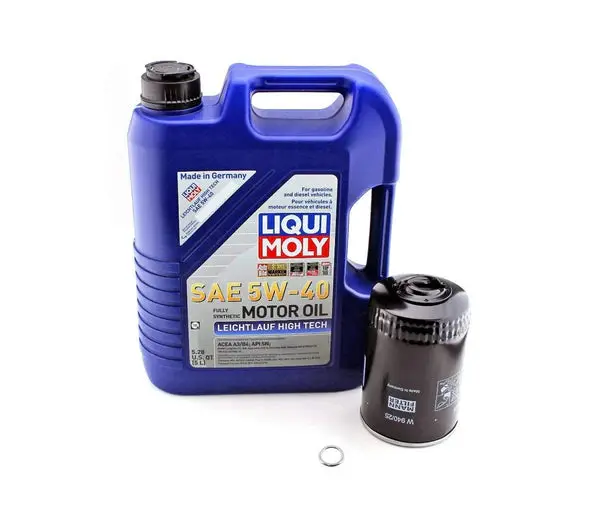 Oil Service Kit - Liqui-Moly Leichtlauf High Tech (5W-40) - Vw/Audi / 1.8T Passat & A4 1