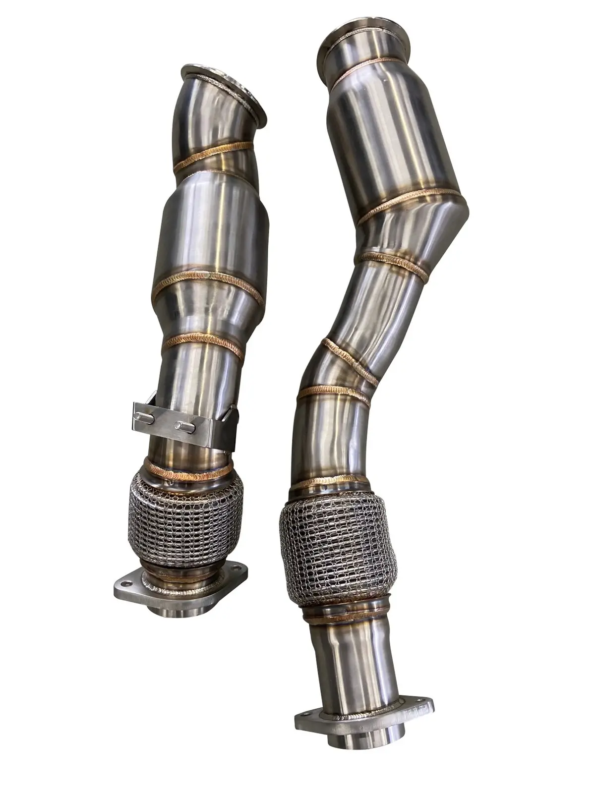 Active Autowerke Bmw S58 F97/F98 X3m/X4m Downpipes W Aflow Cats 1