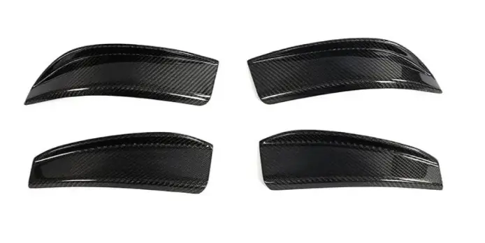 Carbon Fiber Front Bumper Canards V2 Bmw M3 G80 | M4 G82 G83 2021-2024 1
